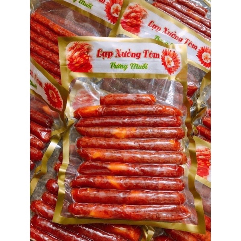 500gr LẠP XƯỞNG TƯƠI TRỨNG MUỐI NHIỀU NẠC,THƠM NGON