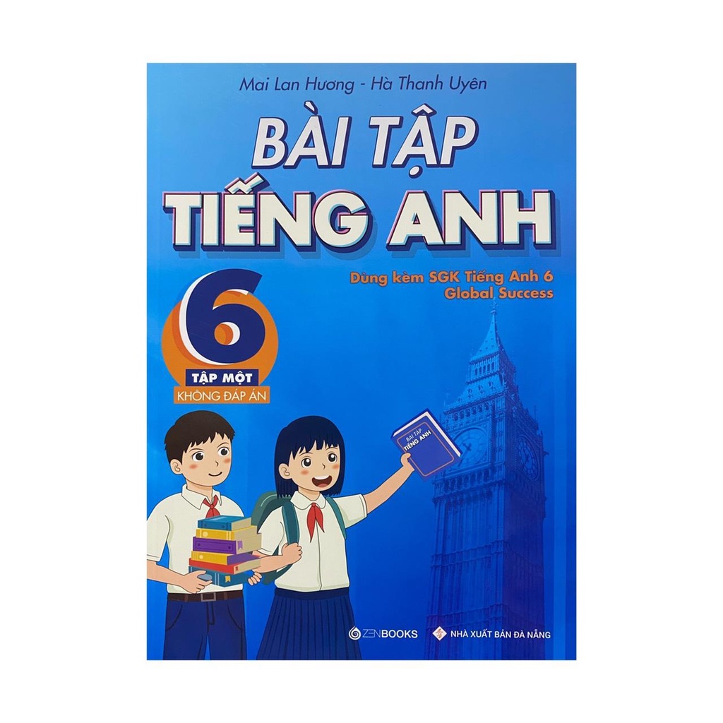 Sách - Bài tập tiếng anh 6 tập một không đáp án ( dùng kèm SGK tiếng anh 6 Global Success )