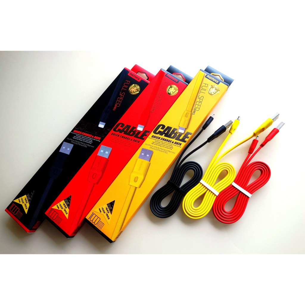 Cáp Sạc Remax siêu nhanh cổng micro - cho sam sung, oppo, htc.....( Dây dẹt chống rối, chống gẫy )