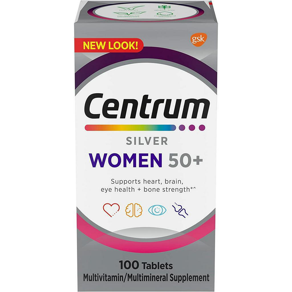 Viên Uống Bổ Sung Vitamin Tổng Hợp Centrum Multivitamin for Men for Women trên và dưới 50 tuổi