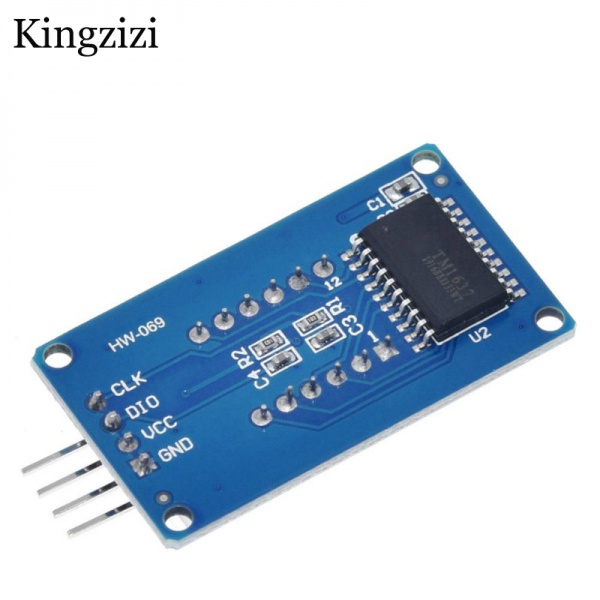 1 Bảng Mạch Hiển Thị Đèn LED 4 bit tm1637 7 Chữ Số
