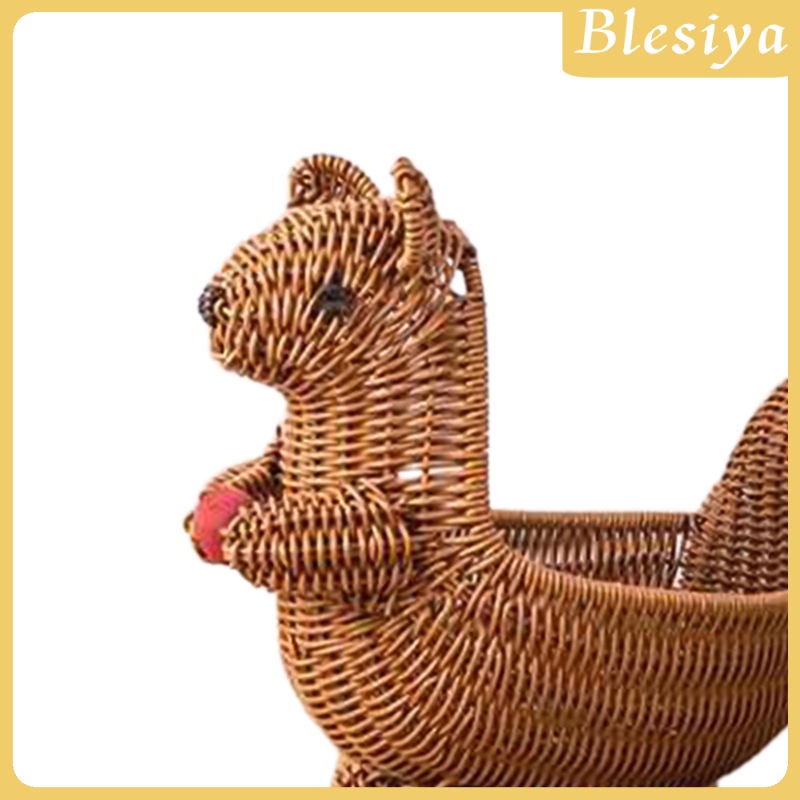 [Bresiya] Khay Đựng Trái Cây / Thức Ăn Vặt Đan Mây Hình Dáng Dễ Thương
