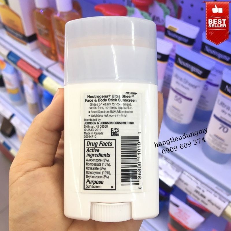 [HÀNG MỸ] Sáp chống nắng Neutrogena Ultra Sheer Face Spf 70 | BigBuy360 - bigbuy360.vn
