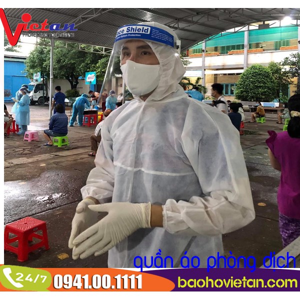 QUẦN ÁO CHỐNG HÓA CHẤT , PHUN SƠN , PHUN THUỐC TRỪ SÂU
