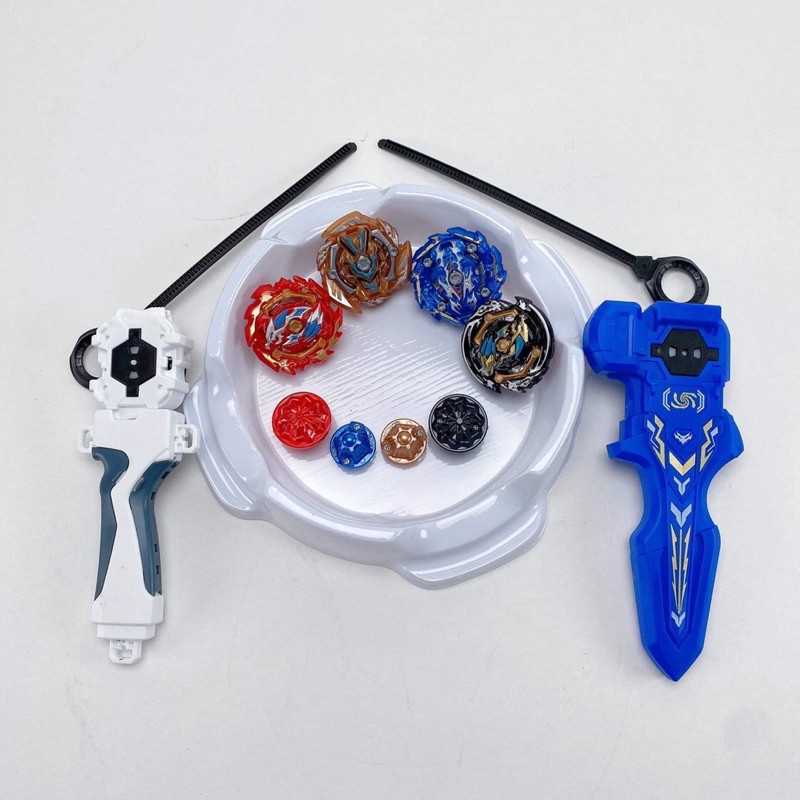 Bộ đồ chơi 4 Quay Beyblade và bàn đấu - Video,hình ảnh thật