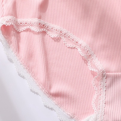 Quần lót nữ Cotton nơ viền ren phối lưới siêu cute KIMCHIBIKINI chip mềm mại thoáng mát xinh đẹp dễ thương QL085