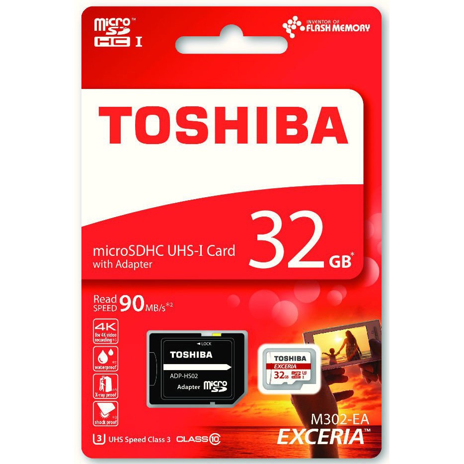 Thẻ nhớ MicroSD 32G Class 10 Toshiba chính hãng, Box xanh 100mb/s | BigBuy360 - bigbuy360.vn