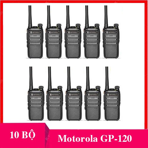 Bộ 10 Bộ đàm Motorola GP120 - Cự li 1-3Km