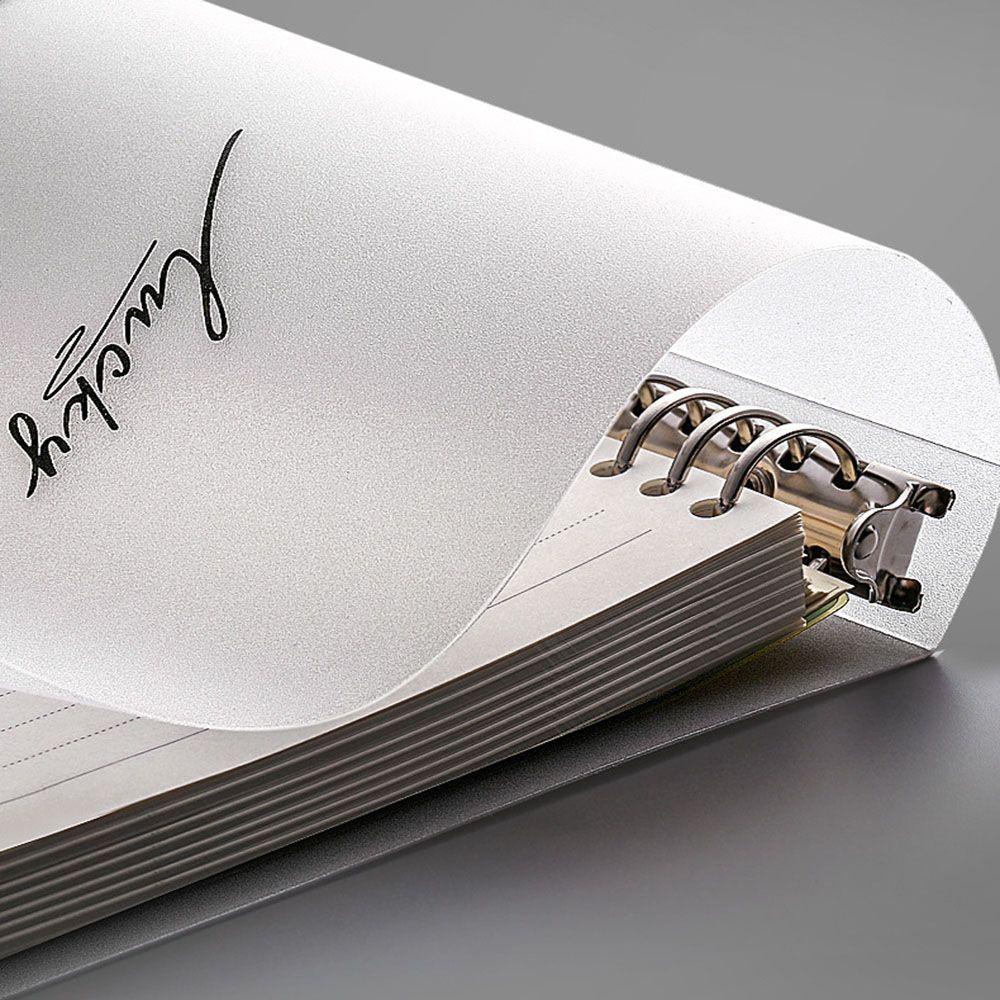 PISTA Sổ Tay Vỏ Nhựa Cỡ A4 / A5 / B5 Có Thể Tái Sử Dụng