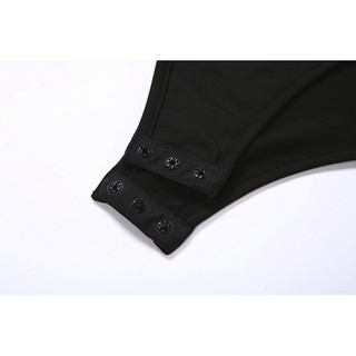 Bodysuit thun đen