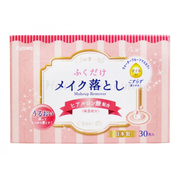 Khăn ướt tẩy trang Kyowa hộp 30 tờ - chuyên sỉ nội địa nhật