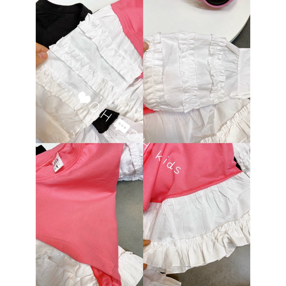 váy phốí bèo cho bé