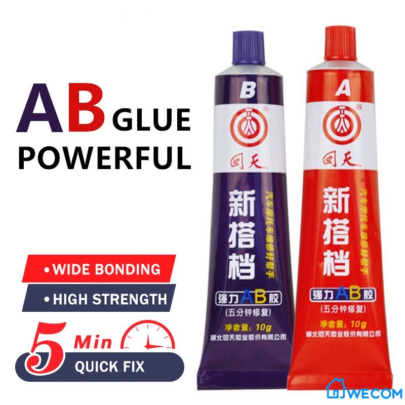 Keo dán kính/kim loại/nhựa/gạch nhựa epoxy trong suốt siêu mạnh cho xe hơi