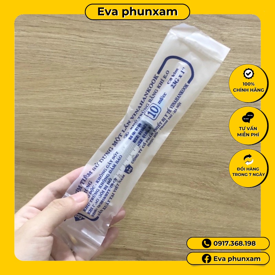 1 hộp Kim tiêm y tế 5cc 100c dùng trong spa thẫm mỹ viện lấy máu prp