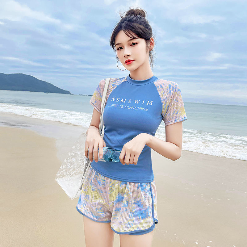 Đồ Bơi Tay Ngắn Phong Cách Thể Thao Năng Động Cho Nữ 0412 | BigBuy360 - bigbuy360.vn