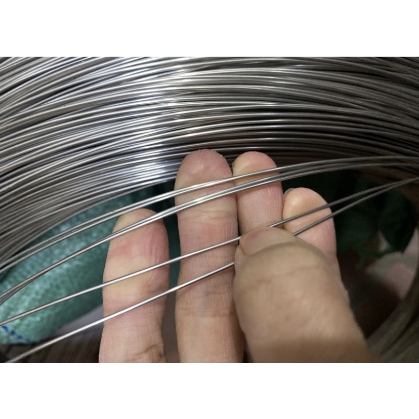Dây thép inox 0,5 li, 1 li, 2 li sáng bóng dễ uốn