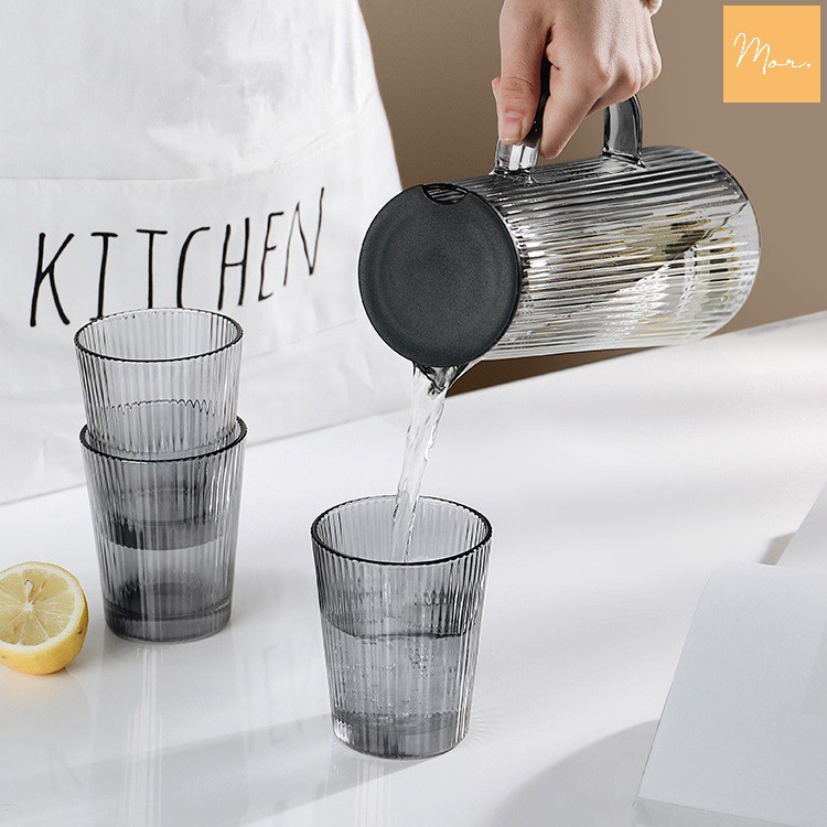 Bình nước thủy tinh chịu nhiệt - 1.3L