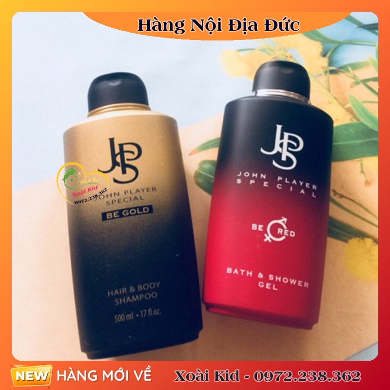 [Hàng nội địa Đức] Sữa tắm nam gội JSP nước hoa - John Player Special Đức