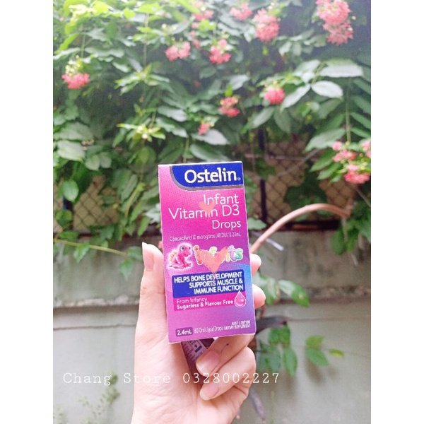 VITAMIN D3 OSTELIN NHỎ GIỌT 2.4ml CHO BÉ TỪ SƠ SINH