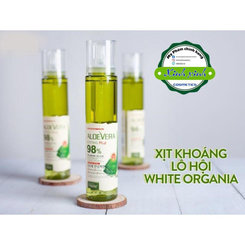 Nước Xịt Khoáng Thư Giãn Lô Hội Organia 115ml