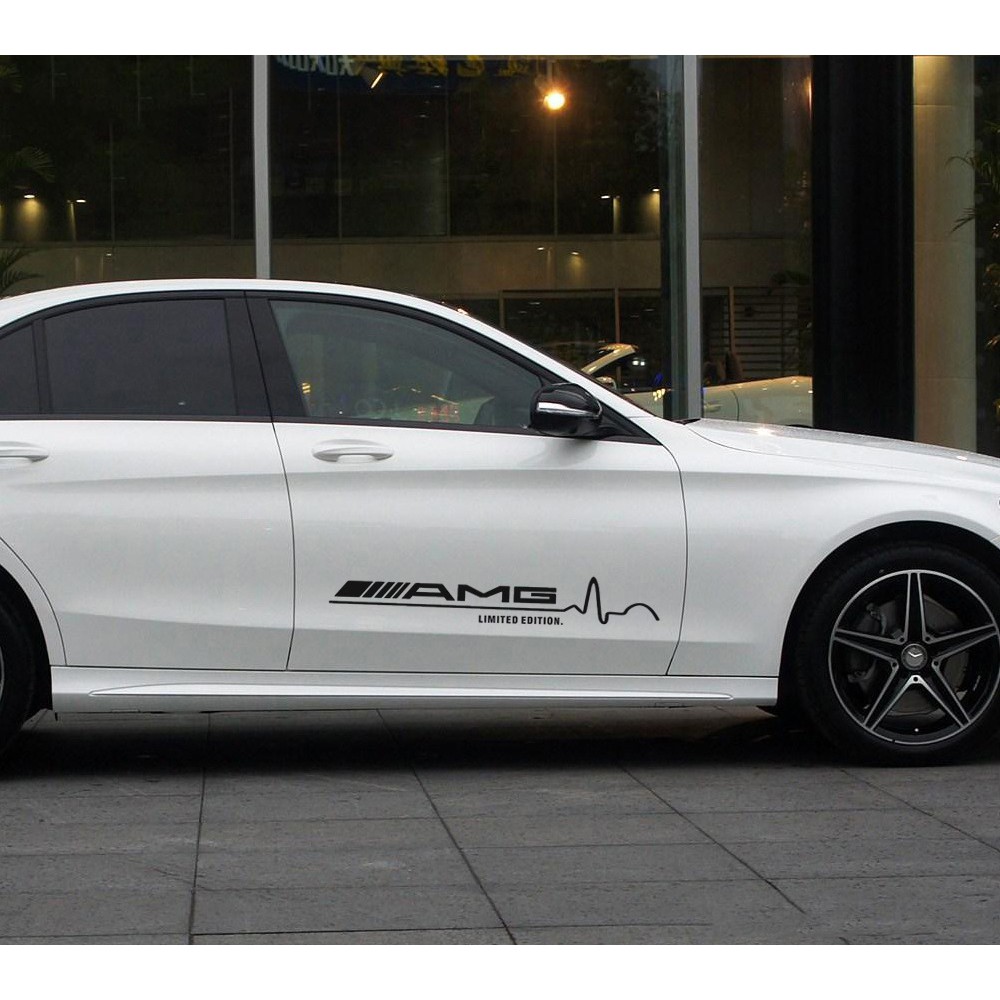 Bộ Tem AMG Dán Sườn Xe ô Tô Ms-196