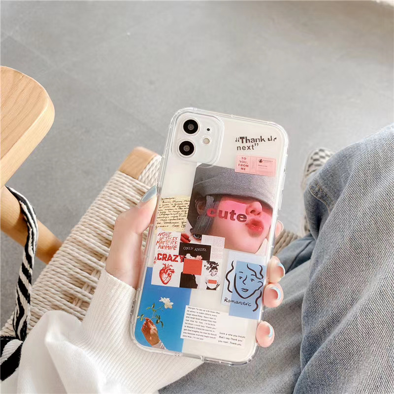 Ốp điện thoại trong suốt chống sốc cho iPhone 7plus 8 plus 7 8 X XS XR XSMAX 11 11pro 11promax 12 12pro 12promax | BigBuy360 - bigbuy360.vn