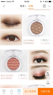 phấn mắt đơn Lameila