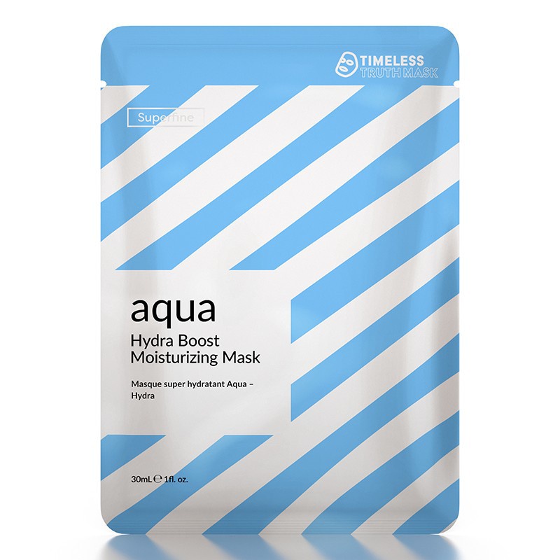 Mặt Nạ Sợi Tơ siêu nhẹ làm sáng da, dưỡng ẩm sâu Timeless Truth Mask - Aqua Hydra Boost (30ml x 5 miếng)