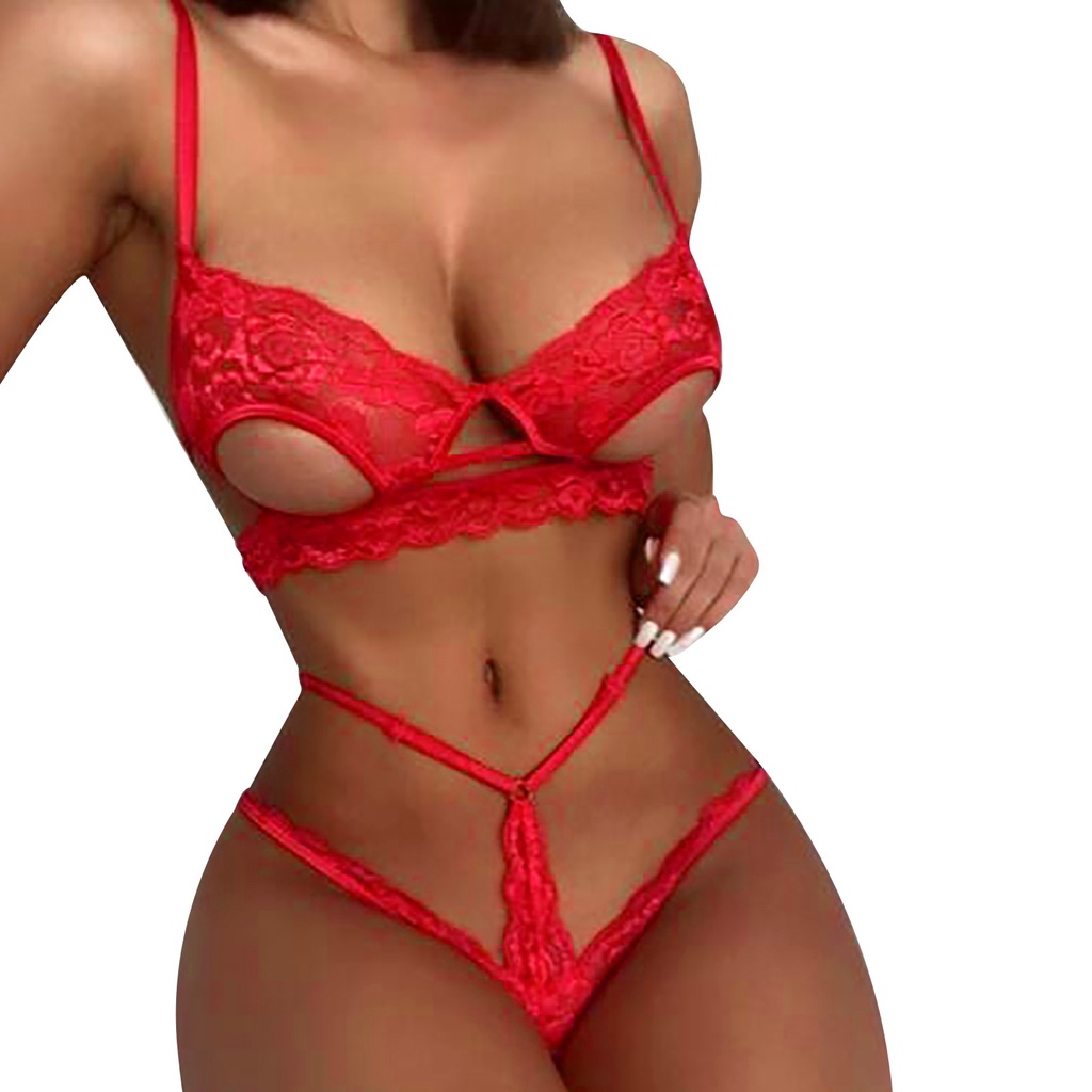 Set đồ lót ren xuyên thấu gợi cảm dành cho nữ