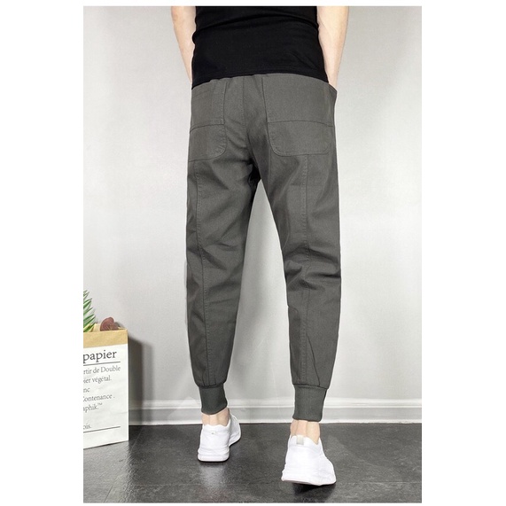 Quần Jogger Kaki nam, quần jogger kaki vải co dãn, bo ống, dáng chuẩn đẹp Edo Menswear, Xu hướng thời trang 2022