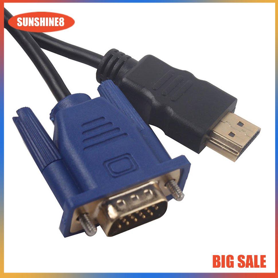 Cáp Chuyển Đổi Hdmi Sang Vga Hd-15 Dài 0414 Mạ Vàng