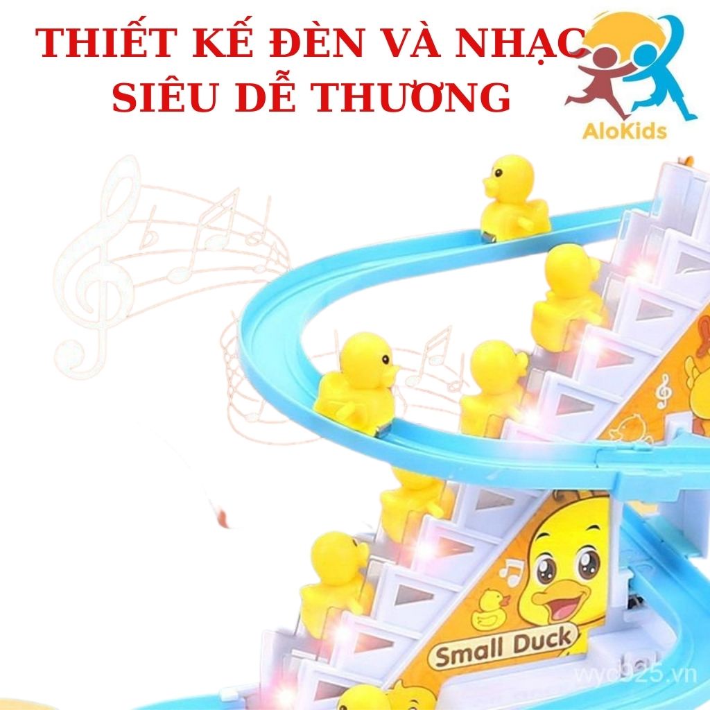 Bộ Đồ Chơi Vịt Vàng Leo Thang Kèm Đèn Và Nhạc Cho Bé Shop Alokidstb