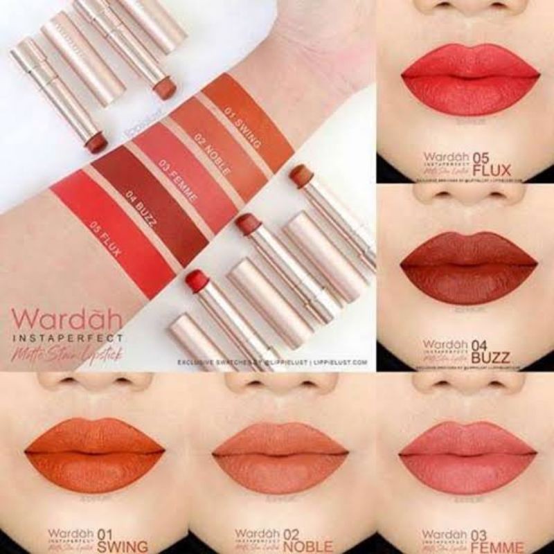 (Hàng Mới Về) Son Môi Lì Lâu Trôi Không Nhòe Màu Wardah Instaperfect | BigBuy360 - bigbuy360.vn
