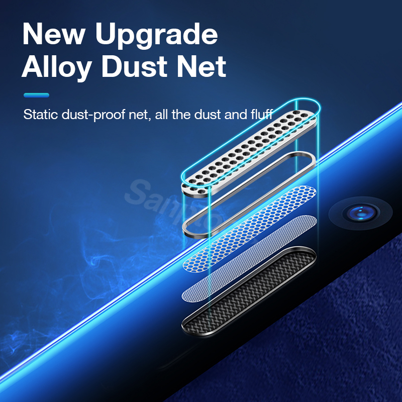 Miếng dán cường lực chống bụi bảo vệ màn hình Sanptoch thích hợp cho iPhone 12 / 13 Pro Max Mini