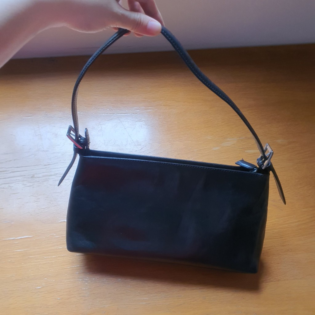 Túi đeo vai da thật hiệu Nicole St Gilles - Paris cổ điển da mềm thơm - Em và nắng