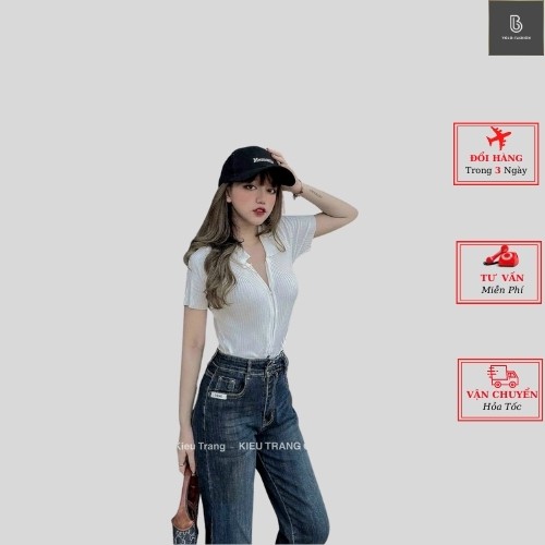 Áo cardigan len tăm kéo khóa màu trắng đen xanh phong cách ulzzang thời trang nữ yolo fashion