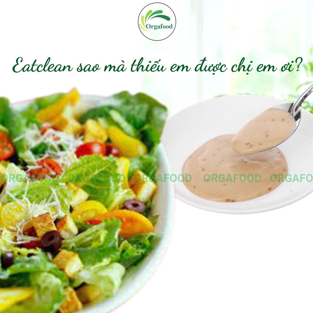 Sốt mè rang Su un chai 300g nước chấm ăn Eaclean giảm cân, trộn salad ngon