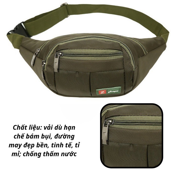 Túi đeo hông đeo bụng chống thấm nước tiện dụng cho nam nữ S-sport