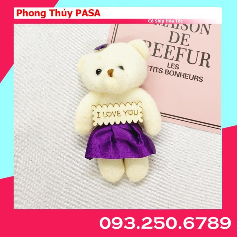 Combo 10 Gấu bông nhỏ thiết kế dễ thương