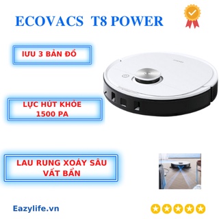 Robot Hút Bụi Lau Nhà Ecovacs Deebot T8 Power- Hàng Trưng bày mới
