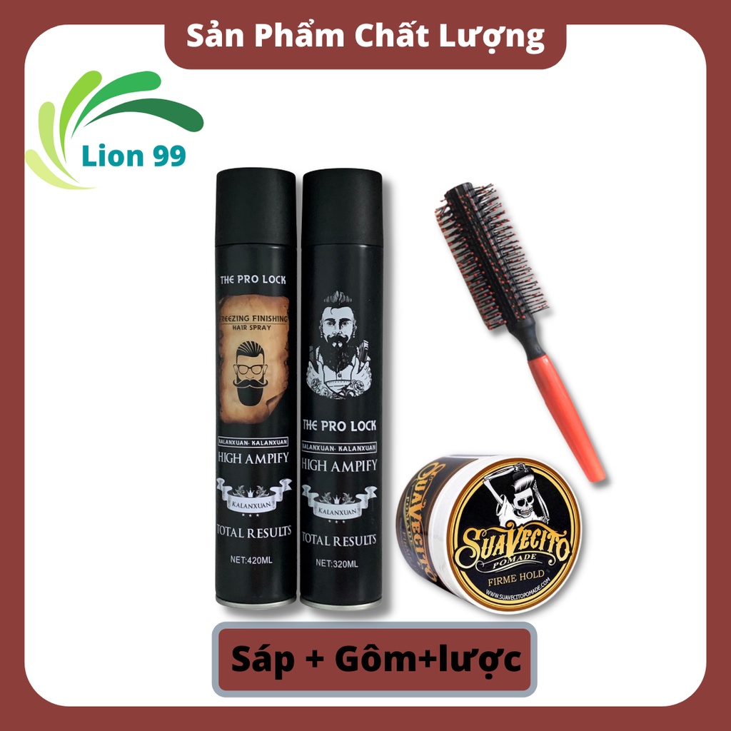 sáp vuốt tóc tạo kiểu tóc undercut bóng mượt Suavecito Firme Hold Pomade