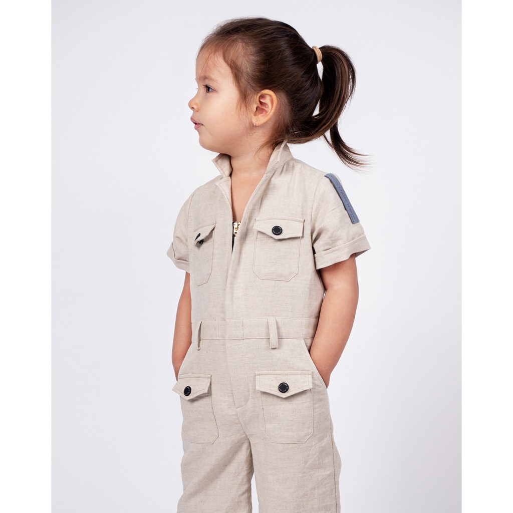 [Mã LT200 giảm 200K đơn 699K] Jumpsuit Yvette Libby N'guyen Paris, Wright Flyer, Kid, Hạnh nhân