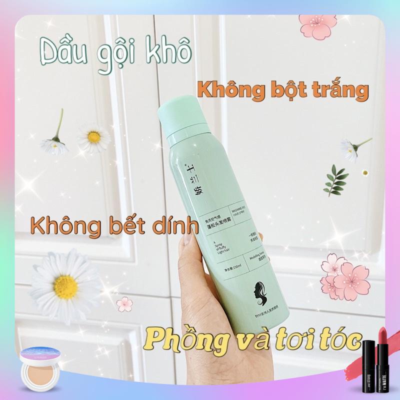 Gội khô dạng xịt Spes giúp tóc bồng bềnh mượt mà không gây bết dính hàng nội địa trung 150ml
