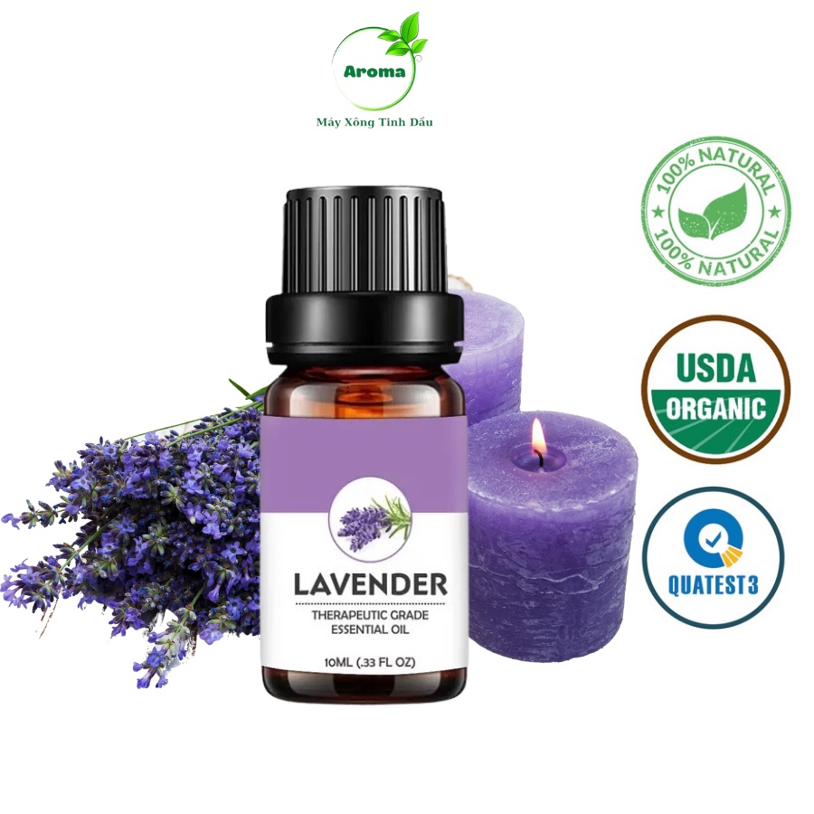 Tinh dầu Oải Hương Lavender Natural Life, , xuất sứ thiên nhiên không pha tạp chất, có giấy kiểm định COA