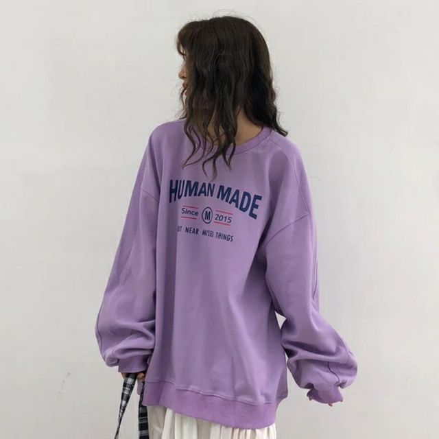 [ORDER] ÁO NỈ DA CÁ ULZZANG | ÁO SWEATER HUMAN MADE.
