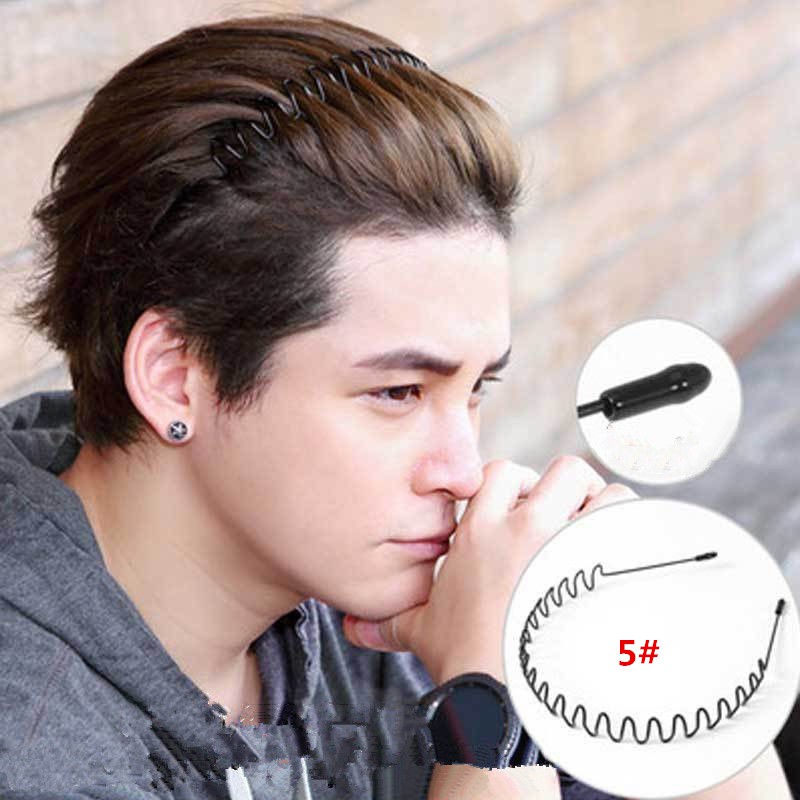 Set 5 cài tóc màu đen gợn sóng tiện dụng cho nam/nữ