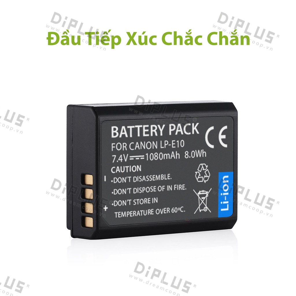 Pin máy ảnh Canon LP-E10 pin máy ảnh Canon EOS Rebel T3 T5 T6 Kiss X50 X70 1100D 1200D 1300D Camera battery LP-E10 LPE10
