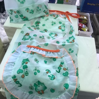 Tạp dề nấu ăn cho bé- kèm nón