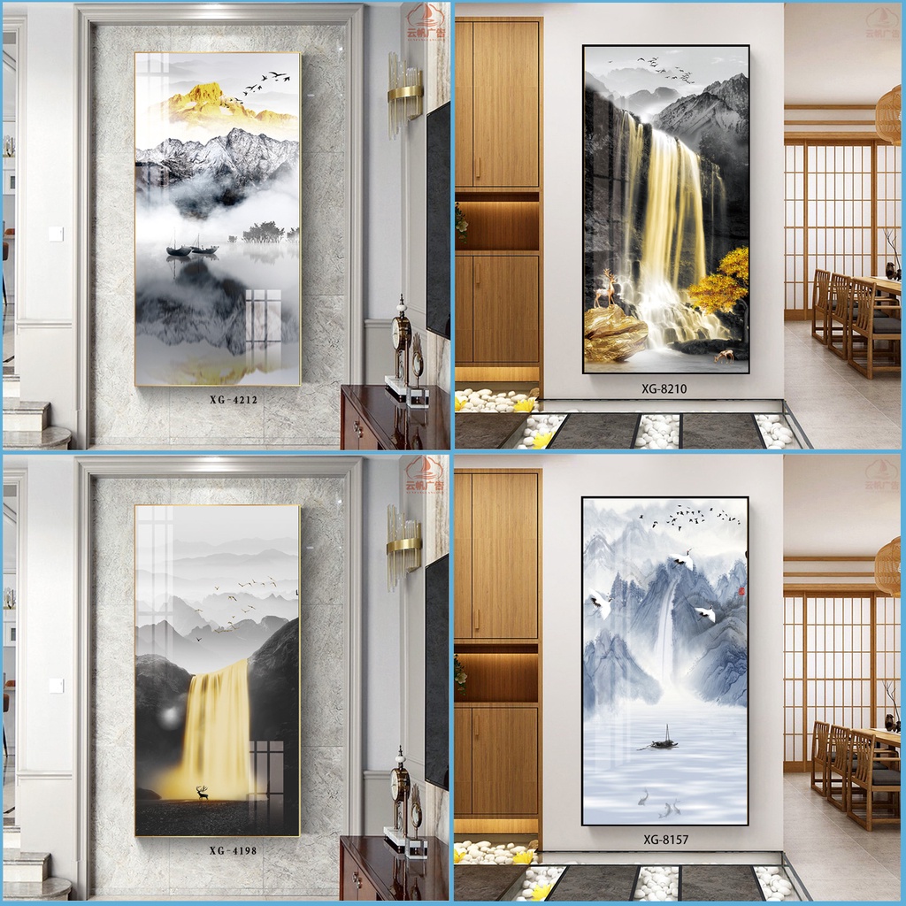 Tranh đơn canvas phong cảnh thác nước - Tranh treo tường nghệ treo phòng ngủ