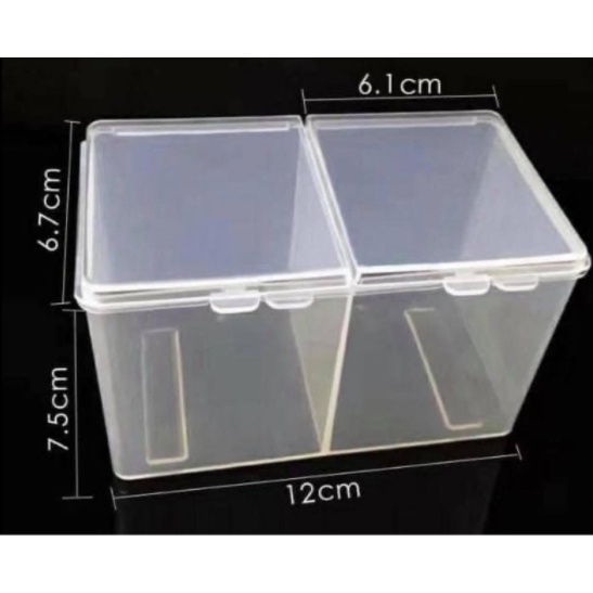 Hộp đựng giấy lau gel 2 ngăn